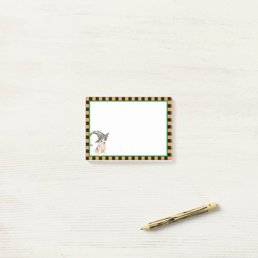 Post-it® Sorcière à cris chinois (Sur un bureau)