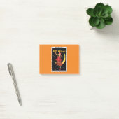 Post-it® Sorcière de Halloween nostalgique et son chat (Bureau)