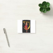 Post-it® Sorcière de Halloween nostalgique et son chat (Bureau)