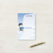 Post-it® sosoMiel(54) hiver (Sur un bureau)