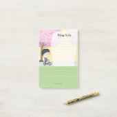 Post-it® sosoMiel(67) fleurs de cerisiers (Sur un bureau)