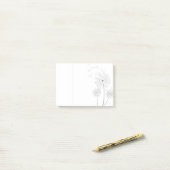 Post-it® Soufflement simple de graines de pissenlit (Sur un bureau)