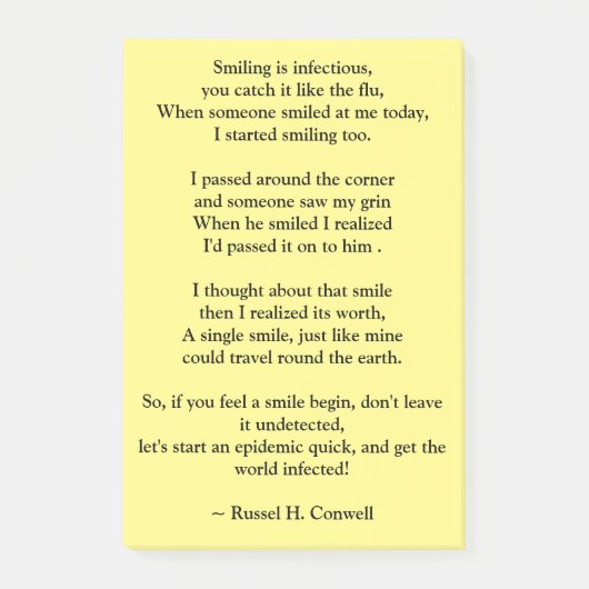 Post-it® Sourire (Devant)