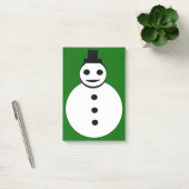 Post-it® Sourire Noël Snowman Post it note Pad (Bureau)
