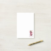 Post-it® Sourire romantique (Sur un bureau)