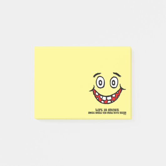 Post-it® Sourire tandis que vous avez toujours des dents (Devant)