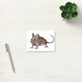 Post-it® SOURIS, illustration Brown de souris de champ (Bureau)