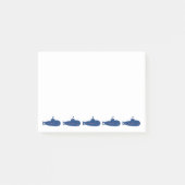 Post-it® Sous-marin bleu (Devant)