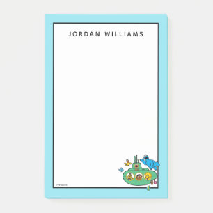 Post-it® Sous-marin Cookies Monster and Sesame Pals