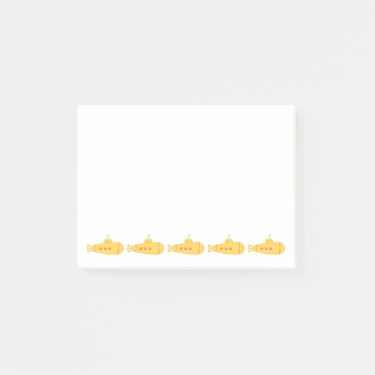 Post-it® Sous-marin jaune (Devant)