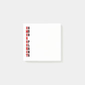 Post-it® Sous-plans d'urgence (Devant)