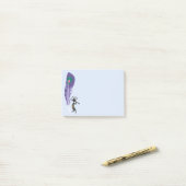 Post-it® Southwestern Feather Kokopelli Post-it Notes (Sur un bureau)
