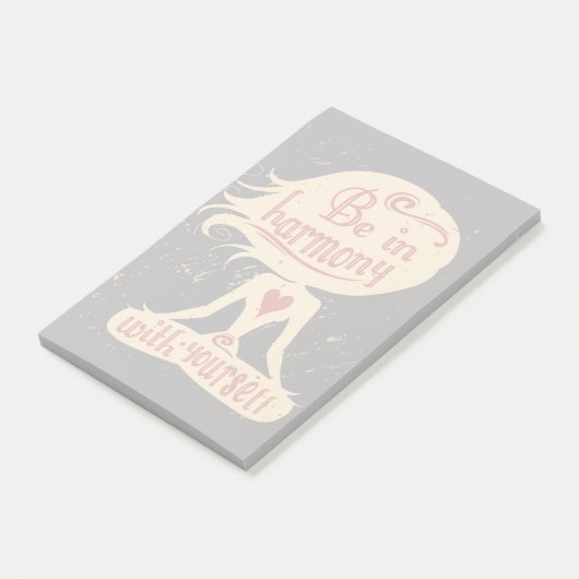 Post-it® Soyez en harmonie avec vous-même 2 (Incliné)