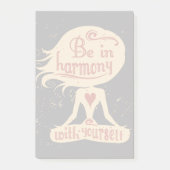 Post-it® Soyez en harmonie avec vous-même 2 (Devant)