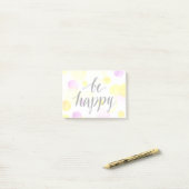 Post-it® Soyez heureux 2 (Sur un bureau)