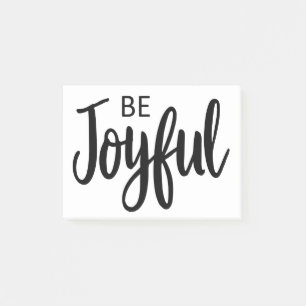Post-it® Soyez Joyeux Evangile Graphique Esthétique Christi