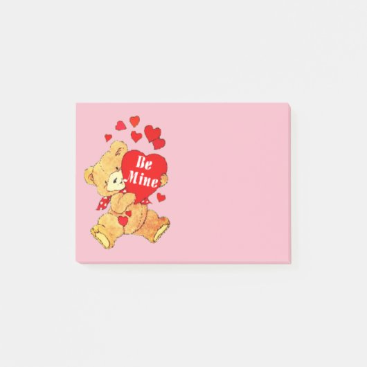 Post-it® Soyez le mien Teddy Bear (Devant)