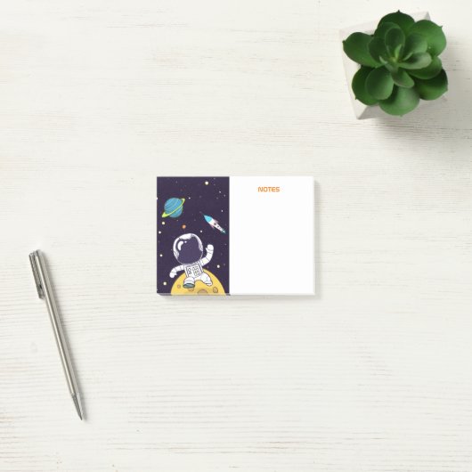 Post-it® Spaceman Explorant L'Espace (Bureau)