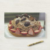 Post-it® Spaghetti japonais & gâteau de fraise (Sur un bureau)