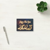 Post-it® Sparkling Fireworks Happy New Year 2025 (Bureau)