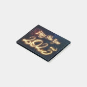 Post-it® Sparkling Fireworks Happy New Year 2025 (Incliné)