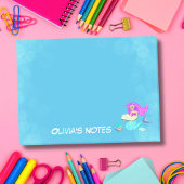 Post-it® Sparkling Sirène Avec Lunettes Nom Lire 