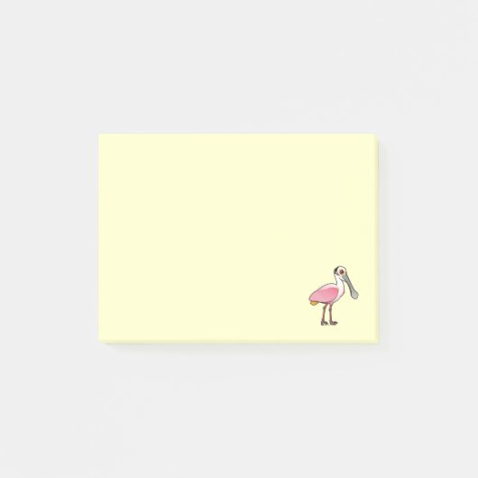Post-it® Spatule rose de Birdorable (Devant)