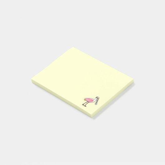 Post-it® Spatule rose de Birdorable (Incliné)