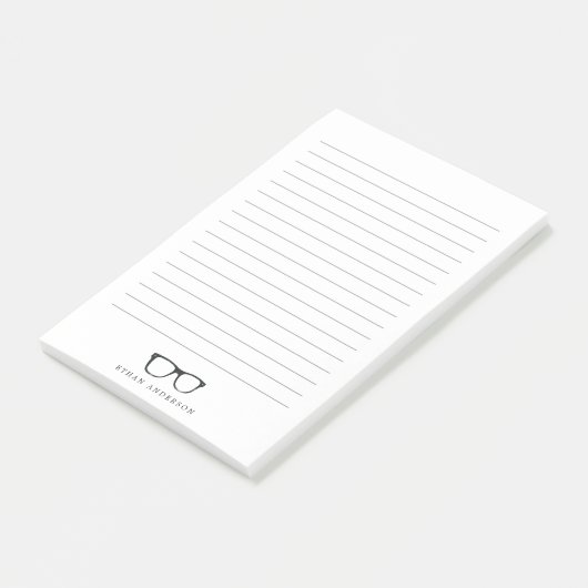 Post-it® Spectacles Graves | Avec lignes (Incliné)