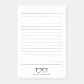 Post-it® Spectacles Graves | Avec lignes (Devant)