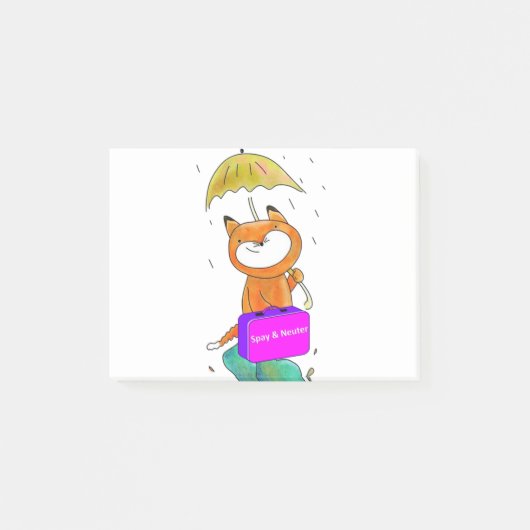 Post-it® spire n neuter cat (Devant)