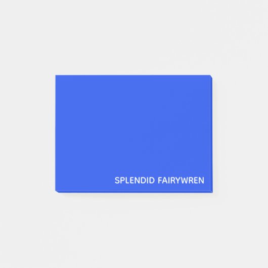 Post-it® Splendid Fairywren Blue Colour (Devant)