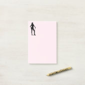 Post-it® Sport femelle de rose de golf (Sur un bureau)