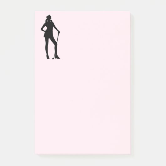 Post-it® Sport femelle de rose de golf (Devant)