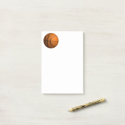 Post-it® Sports de basket (Sur un bureau)