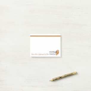 Post-it® Sports drôles d'entraîneur de football américain -