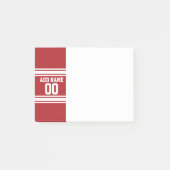 Post-it® Sports Jersey with Your Name and Number (Devant)