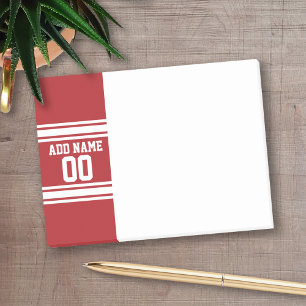 Post-it® Sports Jersey with Your Name and Number