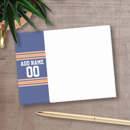 Post-it® Sports Jersey with Your Name and Number