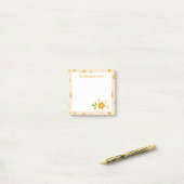 Post-it® Spring Daisies Floral Bouquets Personalised (Sur un bureau)