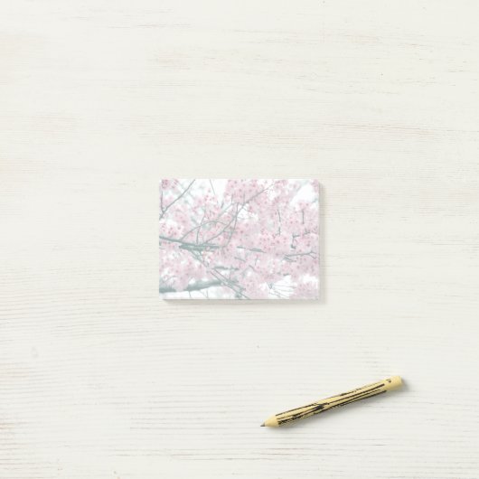 Post-it® Spring Hanami Festival billet (Sur un bureau)