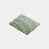 Post-it® Springbok vert et or bonbons rayures (Incliné)