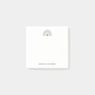 Post-it® Square Soft Neutral Boho Rainbow Heart