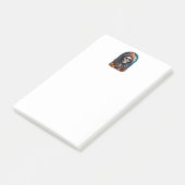 Post-it® Squelette effrayant et citrouilles d'automne Hallo (Incliné)