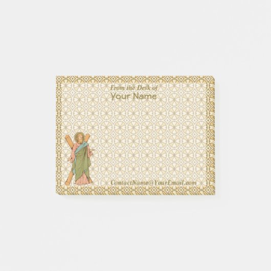 Post-it® St. André l'Apôtre (RLS 01, Style 2) 10x7,5cm (Devant)