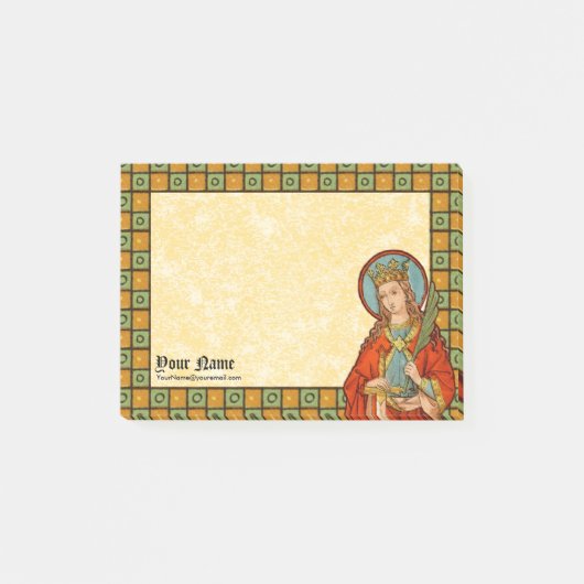 Post-it® St. Barbara (JP 01) 4"x3" (Devant)