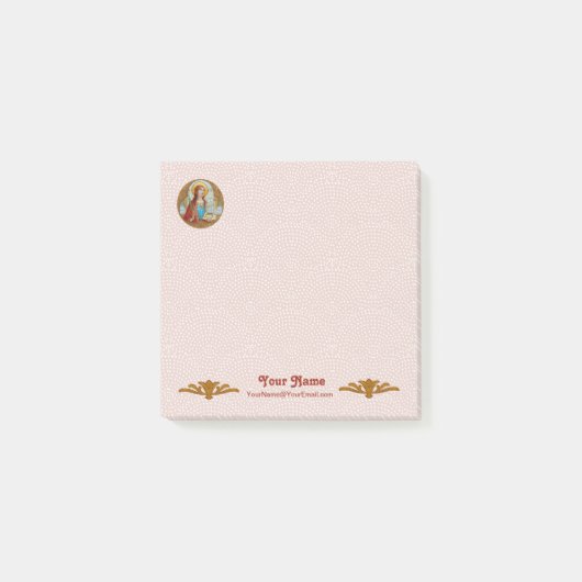 Post-it® St. Cecilia de Rome (BK 003) 3"x3" (Devant)