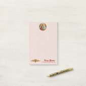 Post-it® St. Cecilia de Rome (BK 003) 4"x6" (Sur un bureau)