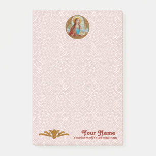 Post-it® St. Cecilia de Rome (BK 003) 4"x6"