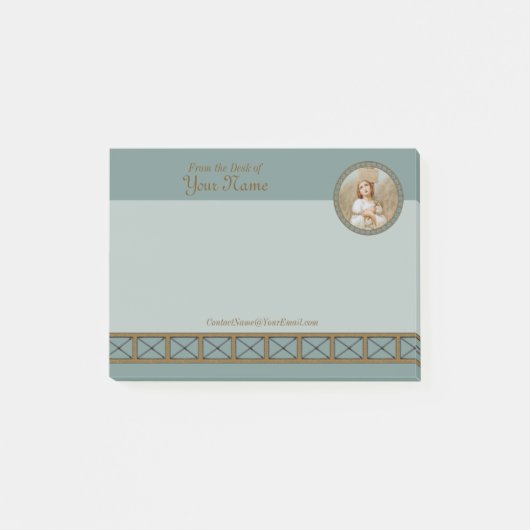 Post-it® St. Jeanne d'Arc Burning (BF 01, Style 1) 4"x3" (Devant)